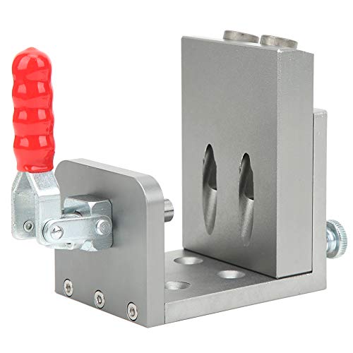 TIKATARER Pocket Hole Jig Kit, Schräg Bohrloch -Loch -Locator Möbel Puncher Drill Guide Bohrvorlage Set Bohrbit Guide Carpentry Locator Schnellklemme 9mm TIKATARER Pocket Hole Jig Kit, Schräg Bohrloch -Loch -Locator Möbel Puncher Drill Guide Bohrvorlage Set Bohrbit Guide Carpentry Locator Schnellklemme 9mm von TIKATARER