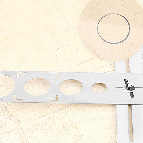 TIKATARER Punch -Locator, Wandfliesen -Locator mit Universellem Bohrer Punch Messwerkzeug Einstellbares Edelstahl Fliesenloch Loch Lineal Lineal Messwerkzeug für Genaue Positionierungsbohrungen TIKATARER Punch -Locator, Wandfliesen -Locator mit Universellem Bohrer Punch Messwerkzeug Einstellbares Edelstahl Fliesenloch Loch Lineal Lineal Messwerkzeug für Genaue Positionierungsbohrungen von TIKATARER