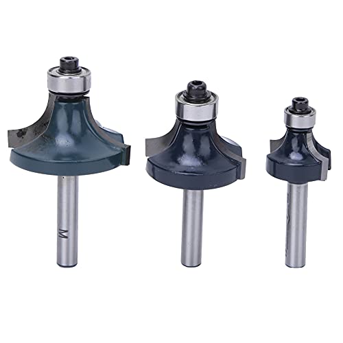 TIKATARER Roundover Router Bit, 3pcs, 1/4 Zoll Shank, YG8 -Legierung und 45# Carbon Steel Router Bits Roundover Rund Over Set mit Lager, Eckrund - für TIKATARER Roundover Router Bit, 3pcs, 1/4 Zoll Shank, YG8 -Legierung und 45# Carbon Steel Router Bits Roundover Rund Over Set mit Lager, Eckrund - für von TIKATARER