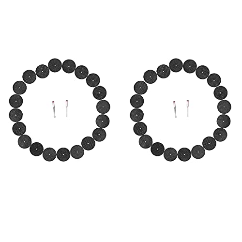 TIKATARER Schnittrad -Set, 50pcs -Scheiben + 4 Stäbchen, 32 Mm Durchmesser, Harz Drehwerkzeug Schnittscheiben Schnitten von Rädern mit Stangenstäben, Rotationswerkzeugzubehör für Metall TIKATARER Schnittrad -Set, 50pcs -Scheiben + 4 Stäbchen, 32 Mm Durchmesser, Harz Drehwerkzeug Schnittscheiben Schnitten von Rädern mit Stangenstäben, Rotationswerkzeugzubehör für Metall von TIKATARER