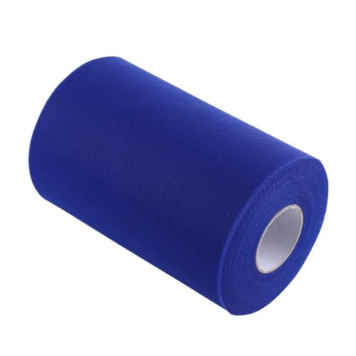 TIKATARER Tulle Fabric, 100yards 15 Cm DIY Hochzeit Dekoration Tüll Roll Tüll Ribbon Mesh Stoff Spulenkleidung Strickstoff für DIY Tutu Rock Geschenkverpackung Hochzeit (BLUE) von TIKATARER