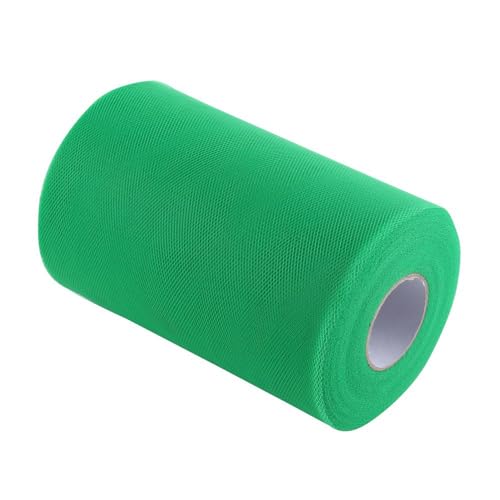 TIKATARER Tulle Fabric, 100yards 15 Cm DIY Hochzeit Dekoration Tüll Roll Tüll Ribbon Mesh Stoff Spulenkleidung Strickstoff für DIY Tutu Rock Geschenkverpackung Hochzeit (GREEN) von TIKATARER