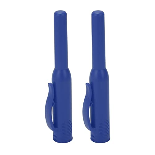TIKATARER Zimmermanns-Bleistifthalter, 2 Stück, Lange Nase, Tiefes Loch, Holzbearbeitungsmarkierungsabdeckungen, Zimmermannsstifte, Abdeckung, Bleistiftkappe mit Clip, Markierung, (BLUE) von TIKATARER