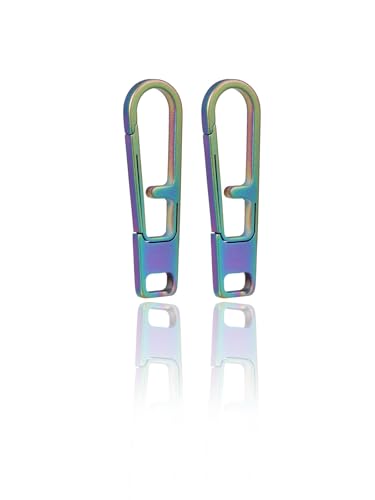 TIKIDESIGN Titan Reißverschluss Zipper 2 Stück Reißverschluss Anhänger, Abnehmbares Reissverschluss Zipper Pull, Reißverschluss Zipper Ersatz für Rucksäcke, Gepäck, Jacken, DIY-Reparatur -Bunt TIKIDESIGN Titan Reißverschluss Zipper 2 Stück Reißverschluss Anhänger, Abnehmbares Reissverschluss Zipper Pull, Reißverschluss Zipper Ersatz für Rucksäcke, Gepäck, Jacken, DIY-Reparatur -Bunt von TIKIDESIGN