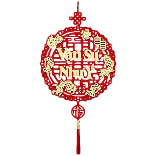 Chinesische Neujahrsdekoration, Mondneujahr Deko 2024, Drache Hängende Ornamente, Vietnamesischer Text, Frühling Festival Dekoration, Printing Festival Dekoration Chinesische Neujahrsdekoration, Mondneujahr Deko 2024, Drache Hängende Ornamente, Vietnamesischer Text, Frühling Festival Dekoration, Printing Festival Dekoration von TILEZE