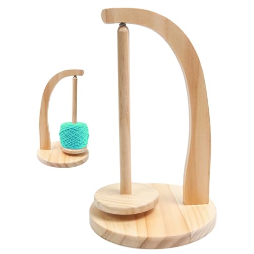 Garnhalter, Pendelgarnspender aus Holz zum Häkeln, Strickgarnhalter für Anfänger, um Schäden zu vermeiden, Holzgarnspinner für Häkeln, Socken, Decken, Hut Garnhalter, Pendelgarnspender aus Holz zum Häkeln, Strickgarnhalter für Anfänger, um Schäden zu vermeiden, Holzgarnspinner für Häkeln, Socken, Decken, Hut von TILEZE