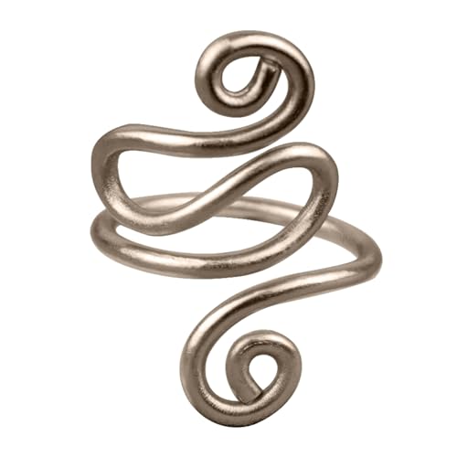 Hakenspannring, handgefertigte Hakenspannschnalle, Aluminiumdraht-Spannring für Linkshänder, verstellbarer Fingerspannring, multifunktionaler Hakenring Hakenspannring, handgefertigte Hakenspannschnalle, Aluminiumdraht-Spannring für Linkshänder, verstellbarer Fingerspannring, multifunktionaler Hakenring von TILEZE