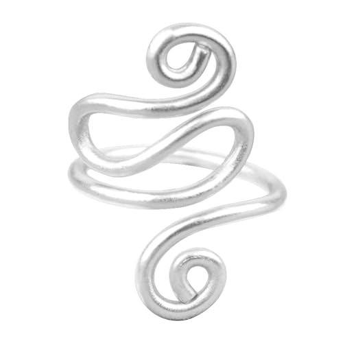Hakenspannring, handgefertigte Hakenspannschnalle, Aluminiumdraht-Spannring für Linkshänder, verstellbarer Fingerspannring, multifunktionaler Hakenring Hakenspannring, handgefertigte Hakenspannschnalle, Aluminiumdraht-Spannring für Linkshänder, verstellbarer Fingerspannring, multifunktionaler Hakenring von TILEZE