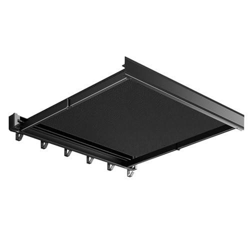 Kleiderständer, Wandwäschetrockner, platzsparender Netzstoff, Wand-Wäscheständer, faltbar, mit kleinen flexiblen Haken, flacher Kleiderständer für Socken, Handschuhe, Schal von TILEZE