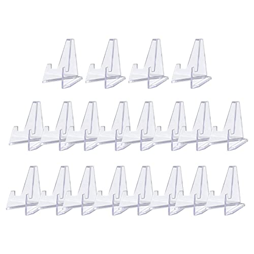 Münzständer, 20 Stück Münzständer, verstellbare Staffelei aus transparentem Acryl, tragbarer transparenter Münzorganisator, multifunktionaler Display-Ständer Münzständer, 20 Stück Münzständer, verstellbare Staffelei aus transparentem Acryl, tragbarer transparenter Münzorganisator, multifunktionaler Display-Ständer von TILEZE
