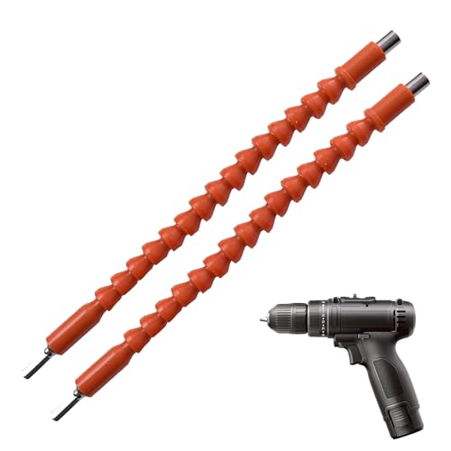 TILEZE Flexible Bitverlängerung | Flexibler Bohrer, 2-teilig – Erweiterungsbohrer, faltbar, für feine Verarbeitung, weiche Schraubendreher-Bäume, flexible Schraubendreherverlängerung für Männer TILEZE Flexible Bitverlängerung | Flexibler Bohrer, 2-teilig – Erweiterungsbohrer, faltbar, für feine Verarbeitung, weiche Schraubendreher-Bäume, flexible Schraubendreherverlängerung für Männer von TILEZE