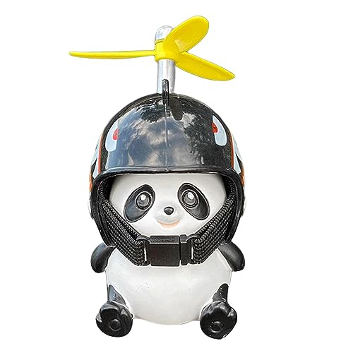 TILEZE Panda-Armaturenbrett-Dekoration – Armaturenbrett-Ornamente für Autos, niedliches Panda-Design, mit Propellerhelmen, Panda-Propeller-Helme, Dekoration TILEZE Panda-Armaturenbrett-Dekoration – Armaturenbrett-Ornamente für Autos, niedliches Panda-Design, mit Propellerhelmen, Panda-Propeller-Helme, Dekoration von TILEZE