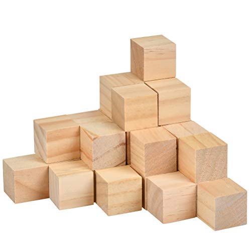TIMESETL 30Stück Holzwürfel 3x3cm Bastelwürfel, Natürlich Unfertige Holzblöcke - Holzwürfel Blanko Deko Holz Basteln Holz Quadrat Würfel zum Basteln Bemalen DIY Handwerk Dekoration TIMESETL 30Stück Holzwürfel 3x3cm Bastelwürfel, Natürlich Unfertige Holzblöcke - Holzwürfel Blanko Deko Holz Basteln Holz Quadrat Würfel zum Basteln Bemalen DIY Handwerk Dekoration von TIMESETL
