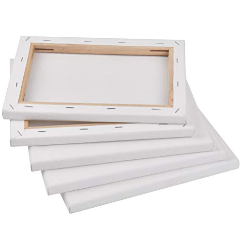 TIMESETL Keilrahmen Akademie 5er Leinwand Set, 18x24cm Kanevas Keilrahmen Keil Rahmen bespannt mit Baumwolle Leinwand -18x24 cm weiß Leinwände zum Bemalen TIMESETL Keilrahmen Akademie 5er Leinwand Set, 18x24cm Kanevas Keilrahmen Keil Rahmen bespannt mit Baumwolle Leinwand -18x24 cm weiß Leinwände zum Bemalen von TIMESETL