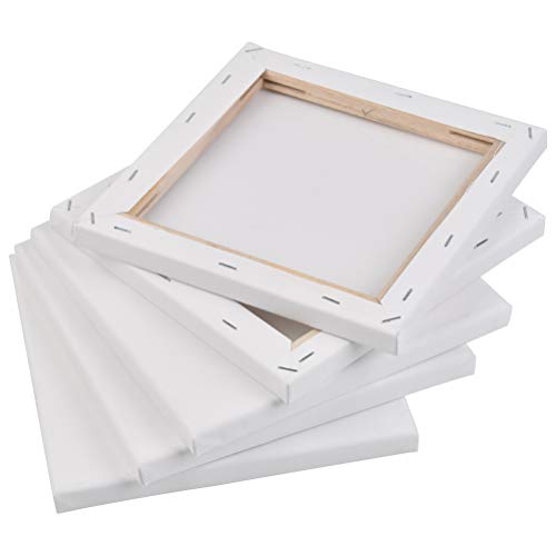 Leinwände Quadratisch 5 Stück TIMESETL Leinwand zum Bemalen 20x20cm Leinwand Keilrahmen Quadratisch Set Leinwand mit Holz, Quadratisch Leinwand zum Bemalen aus Baumwolle, Leinwände für Acrylfarben Leinwände Quadratisch 5 Stück TIMESETL Leinwand zum Bemalen 20x20cm Leinwand Keilrahmen Quadratisch Set Leinwand mit Holz, Quadratisch Leinwand zum Bemalen aus Baumwolle, Leinwände für Acrylfarben von TIMESETL