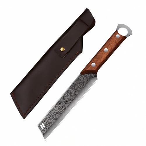 TIMKOSS Hochwertiges Outdoor Messer Feststehend Gürtelmesser mit Holster - Survival das perfekte Jagdmesser in der Wildnis von TIMKOSS