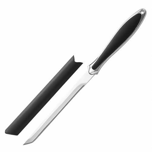 TIMKOSS Outdoor Messer Feststehende Klinge mit ABS Scheide, Survival Messer Jagdmesser feststehende Klinge, für Männer Camping Jagd Wandern Abenteuer Angelmesser von TIMKOSS