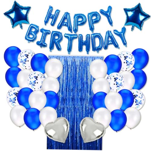 TINEASUR 1 Satz Luftballons Für Geburtstagsfeiern Buchstaben Ballons Partydekorationen Ballons Dekorieren Partyballons Blue TINEASUR 1 Satz Luftballons Für Geburtstagsfeiern Buchstaben Ballons Partydekorationen Ballons Dekorieren Partyballons Blue von TINEASUR