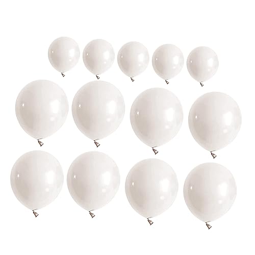 TINEASUR 1 Satz Party-Ballon-Dekoration weiße Luftballons Gänseblümchen Ballons Neon weißer Partyballon Ballon-Kits hochzeitsdeko wedding decoration Verlobungsballons Latexballons Emulsion von TINEASUR