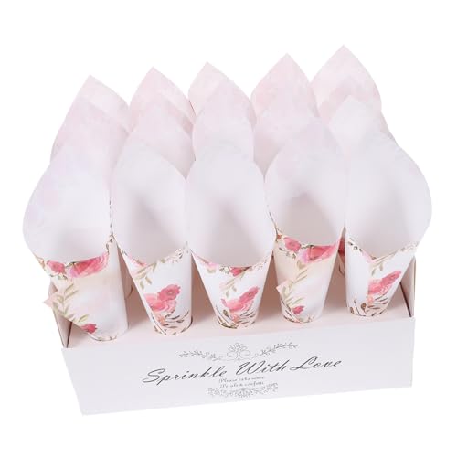 TINEASUR 1 Set Hochzeitspapierprodukte, Papiertüten Für Konfetti, Bastelpapier, Blütenblättertüten, Konfettitütenhalter, Zuckertüten, Blumenpapiertüten, Wursttüten, Konfettitüten Und TINEASUR 1 Set Hochzeitspapierprodukte, Papiertüten Für Konfetti, Bastelpapier, Blütenblättertüten, Konfettitütenhalter, Zuckertüten, Blumenpapiertüten, Wursttüten, Konfettitüten Und von TINEASUR