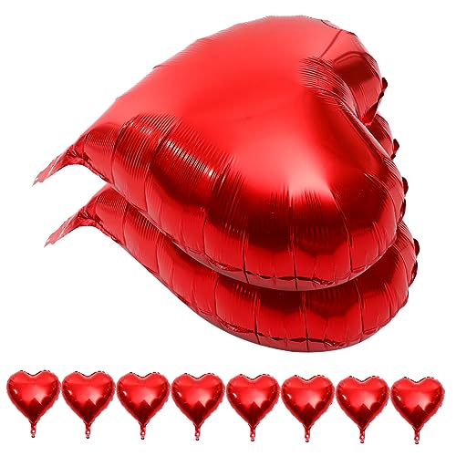 TINEASUR 10 Stück Liebesballons, Hochzeitsparty Luftballons, Party Luftballons, Dekorationen, Herzform Luftballons, Folie, Herzform Luftballons, Herzförmige Luftballons, Geburtstagsparty TINEASUR 10 Stück Liebesballons, Hochzeitsparty Luftballons, Party Luftballons, Dekorationen, Herzform Luftballons, Folie, Herzform Luftballons, Herzförmige Luftballons, Geburtstagsparty von TINEASUR