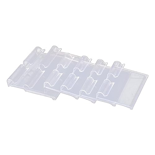 TINEASUR 10 Stück Teiliges PVC Preisschild Transparent Langlebig Kunststoff Preisschildhalter für Supermarkt Einzelhandel Laden Regal Preisetiketten Robust und Vielseitig Einsetzbar von TINEASUR