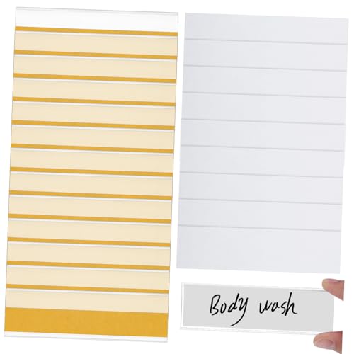 TINEASUR 100 Stück Selbstkleber Etikett Rack Organisation Schubladen Name Veranstalter Drahtregalbezeichnungen Regal -Label -Halter Regaletiketten für Drahtregale Schranketiketten PVC TINEASUR 100 Stück Selbstkleber Etikett Rack Organisation Schubladen Name Veranstalter Drahtregalbezeichnungen Regal -Label -Halter Regaletiketten für Drahtregale Schranketiketten PVC von TINEASUR