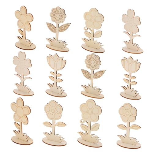 TINEASUR 12 Stück Holzblumen Zum Basteln, Unbehandelte Holzblumen, Unbehandelte Blumenausschnitte, Unbemalte Holzblumen, Leere Holzblumen, DIY Holzblumen, Holzblumen, Holzblumen Für TINEASUR 12 Stück Holzblumen Zum Basteln, Unbehandelte Holzblumen, Unbehandelte Blumenausschnitte, Unbemalte Holzblumen, Leere Holzblumen, DIY Holzblumen, Holzblumen, Holzblumen Für von TINEASUR