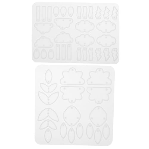 TINEASUR 2 Stück Teiliges Silikon Schmuckformen für Harzgießen Flexible Langlebige und Wolken Ohrring und Anhängermotive Diy Epoxidharz Schmuckformen für Kreative Schmuckherstellung TINEASUR 2 Stück Teiliges Silikon Schmuckformen für Harzgießen Flexible Langlebige und Wolken Ohrring und Anhängermotive Diy Epoxidharz Schmuckformen für Kreative Schmuckherstellung von TINEASUR