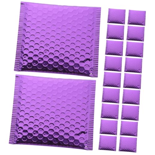 TINEASUR 20 Stück Farbige Luftpolstertaschen Selbstklebend Robust Kleine Versandtaschen für Kleinen Versand Praktische Tragbare Verpackungstaschen mit Sicherer Abdichtung von TINEASUR