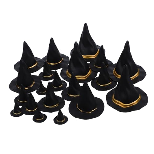 TINEASUR 20 Stück Halloween Hexenhut, Winziger Hexenhut, Ornament, Mini Miniaturhut, Kleine Hüte Für Kuchendekor, Hut, Winzige Dekorationen, Party Hexenhut Für Puppenhaus, Winzige TINEASUR 20 Stück Halloween Hexenhut, Winziger Hexenhut, Ornament, Mini Miniaturhut, Kleine Hüte Für Kuchendekor, Hut, Winzige Dekorationen, Party Hexenhut Für Puppenhaus, Winzige von TINEASUR