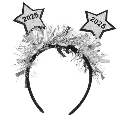 TINEASUR Neujahrs Haarreif Mit -sternen Festival Kopfschmuck Für Silvester Und Neujahrspartys Wiederverwendbar Für Lustige Und Feiern TINEASUR Neujahrs Haarreif Mit -sternen Festival Kopfschmuck Für Silvester Und Neujahrspartys Wiederverwendbar Für Lustige Und Feiern von TINEASUR