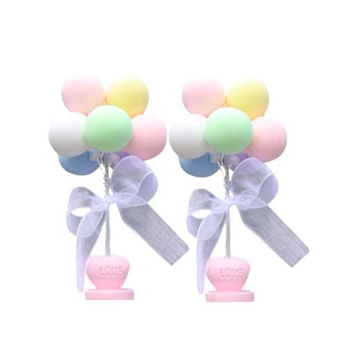 TINEASUR 2st Auto-verzierung Autodekorationen Tischdekoration Miniaturornament Wassertischspielzeug Auto Spielzeug Ballon-ornamente Desktop-spielzeug Rosa Luftballons Auto-ornament Colorful TINEASUR 2st Auto-verzierung Autodekorationen Tischdekoration Miniaturornament Wassertischspielzeug Auto Spielzeug Ballon-ornamente Desktop-spielzeug Rosa Luftballons Auto-ornament Colorful von TINEASUR
