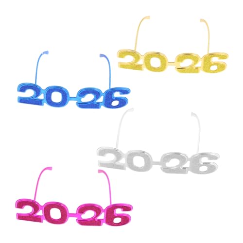 TINEASUR 4 Stück Lustige Eyewear für Abschlussfeiern Neujahr und Hochzeiten für Fotobooth Requisiten und TINEASUR 4 Stück Lustige Eyewear für Abschlussfeiern Neujahr und Hochzeiten für Fotobooth Requisiten und von TINEASUR