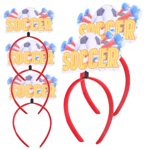 TINEASUR 5stücke Teiliges Fußball-stirnband Fußball-haarband Für Partys Sportveranstaltungen Und Fan-aktivitäten Haaraccessoire Für Fußballfans Gelb Mit TINEASUR 5stücke Teiliges Fußball-stirnband Fußball-haarband Für Partys Sportveranstaltungen Und Fan-aktivitäten Haaraccessoire Für Fußballfans Gelb Mit von TINEASUR