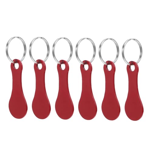 TINEASUR 6 Stück Viertelhalter, Schlüsselanhänger, Metall, Einkaufswagen-token, Schlüsselanhänger, Mini-schlüsselanhänger, Tragbare Einkaufswagen Für Lebensmittel, Für Männer Und Frauen TINEASUR 6 Stück Viertelhalter, Schlüsselanhänger, Metall, Einkaufswagen-token, Schlüsselanhänger, Mini-schlüsselanhänger, Tragbare Einkaufswagen Für Lebensmittel, Für Männer Und Frauen von TINEASUR