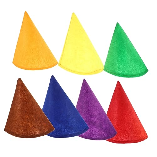 TINEASUR 7pcs Weihnachten Gnome Filz Party Hut Zwerg Kappe Filz Hut Für Halloween Geburtstag Party Dekorationen TINEASUR 7pcs Weihnachten Gnome Filz Party Hut Zwerg Kappe Filz Hut Für Halloween Geburtstag Party Dekorationen von TINEASUR