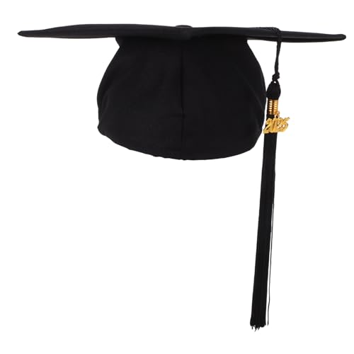 TINEASUR Abiturmütze Abschlusshüte Abschlusskappen Für Senioren Abgestufte Stirnbänder Liefert Abschlusskappen Quastenkappen Graduierungskappen Partyhüte, Abschlusskappen Black Polyester TINEASUR Abiturmütze Abschlusshüte Abschlusskappen Für Senioren Abgestufte Stirnbänder Liefert Abschlusskappen Quastenkappen Graduierungskappen Partyhüte, Abschlusskappen Black Polyester von TINEASUR