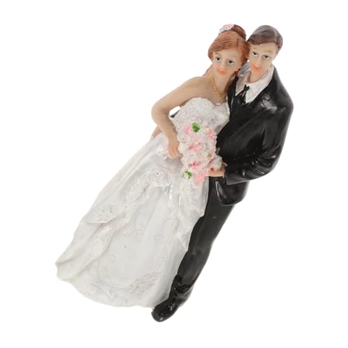 TINEASUR Brautpaar Tortenaufsatz aus Resin Hochzeitsdekoration für Romantische Kuchen Mehrzweckig Langlebig Detailreiche Figuren für Hochzeiten und Verlobungen TINEASUR Brautpaar Tortenaufsatz aus Resin Hochzeitsdekoration für Romantische Kuchen Mehrzweckig Langlebig Detailreiche Figuren für Hochzeiten und Verlobungen von TINEASUR