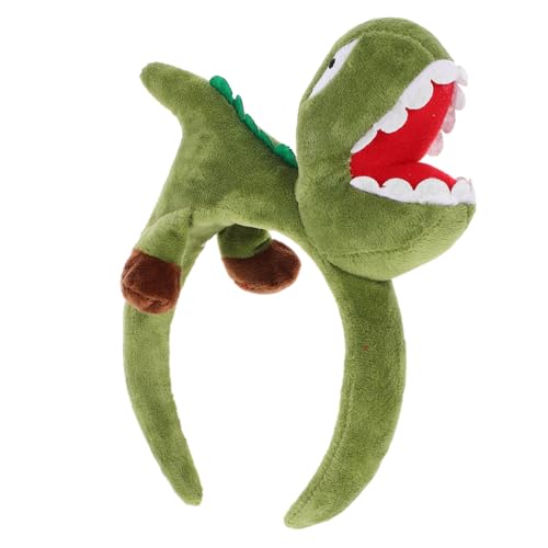 TINEASUR Grünes Dinosaurier-stirnband Zum Geburtstag Stofftier-haarband Einzigartige Dinosaurier-kopfbedeckung TINEASUR Grünes Dinosaurier-stirnband Zum Geburtstag Stofftier-haarband Einzigartige Dinosaurier-kopfbedeckung von TINEASUR