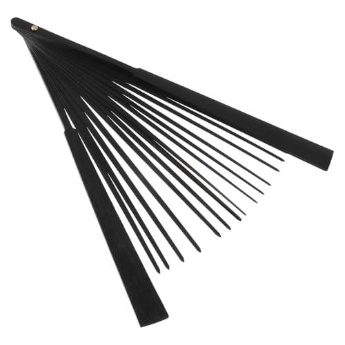TINEASUR Diy Handheld Fächer Rahmen aus Holz Unvollendete Faltfächer für Bastelprojekte Hochzeiten und Kreative Dekorationen Robuste und Sichere Fan für Gestaltung von TINEASUR