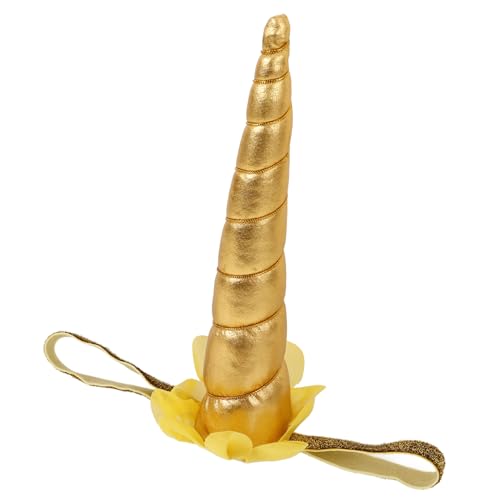 TINEASUR Einhorn Stirnband Mit Glänzendem Horn Elastisches Haaraccessoire Für Cosplay Geburtstagsfeiern Und Festivals Geeignet Für Erwachsene Und Vielseitig von TINEASUR