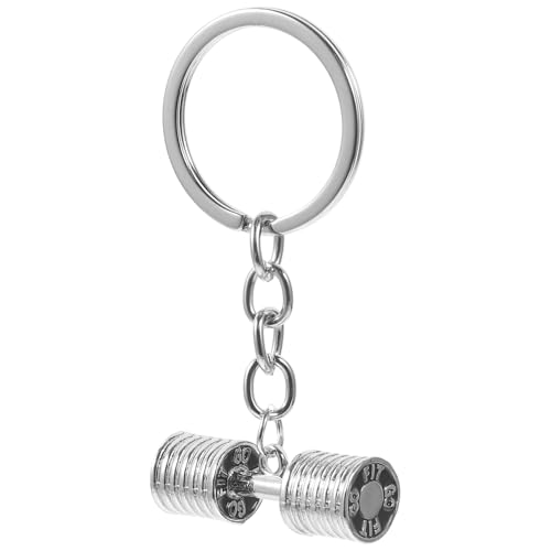 TINEASUR Fitness Hantel Schlüsselanhänger, Langhantel Schlüsselanhänger, Fitness Zubehör, Anhänger, Workout Schlüsselring, Sport Charms, Übungen, Schlüsselanhänger, Hängender TINEASUR Fitness Hantel Schlüsselanhänger, Langhantel Schlüsselanhänger, Fitness Zubehör, Anhänger, Workout Schlüsselring, Sport Charms, Übungen, Schlüsselanhänger, Hängender von TINEASUR