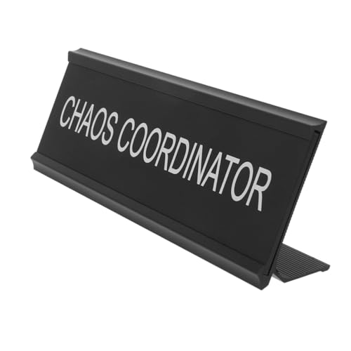 TINEASUR Förmiges Aluminiumlegierung Tischschild für Mediatorposition Stabiles Design Klare Beschriftung Schwarzes Namensschild für Büro und Home Office Leicht Transportierbar TINEASUR Förmiges Aluminiumlegierung Tischschild für Mediatorposition Stabiles Design Klare Beschriftung Schwarzes Namensschild für Büro und Home Office Leicht Transportierbar von TINEASUR