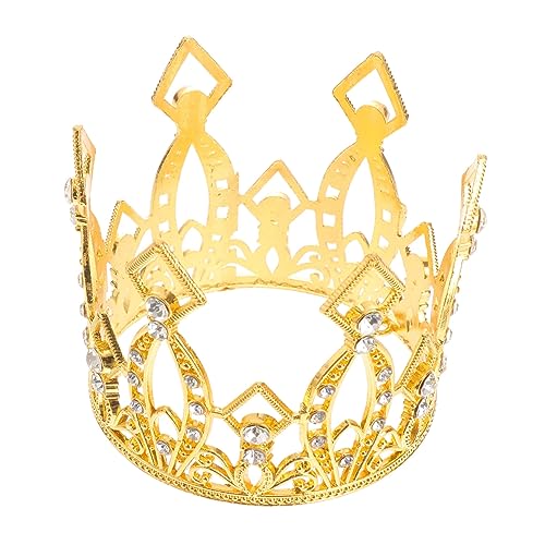 TINEASUR Kleine Rhinestone Krone Kuchenornament Aus Legierung Tiara Dekoration Für Geburtstagsfeiern TINEASUR Kleine Rhinestone Krone Kuchenornament Aus Legierung Tiara Dekoration Für Geburtstagsfeiern von TINEASUR