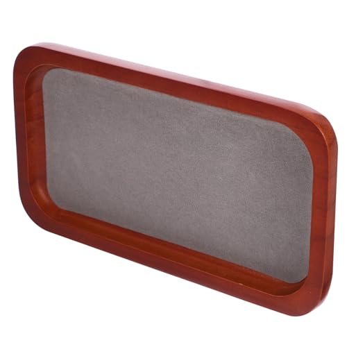 TINEASUR Holz Schmuck Display Tray Vintage Schmuck Organizer für Ohrringe Ringe Armbänder Eleganter Aufbewahrungsbehälter für Schmuckstücke für Kommoden TINEASUR Holz Schmuck Display Tray Vintage Schmuck Organizer für Ohrringe Ringe Armbänder Eleganter Aufbewahrungsbehälter für Schmuckstücke für Kommoden von TINEASUR