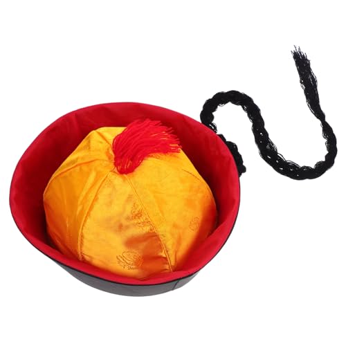 TINEASUR Kopfschmuck Aus Antikem Palast, Hanfu Kopfschmuck, Kopfbedeckung Im Chinesischen Stil, Hut Im Traditionellen Stil, Orientalischer Pferdeschwanzhut, Cosplay Partyhut, Retro Hut, von TINEASUR