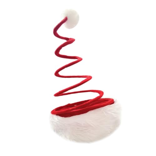 TINEASUR Lustige Weihnachtsmütze, Weihnachtskopfschmuck, Weihnachts Haarschmuck (Rot), 1 Stück, Weihnachtsmütze Für Herren, Performance Mütze, Requisiten Kostüm Mütze, Weihnachtskappen, von TINEASUR