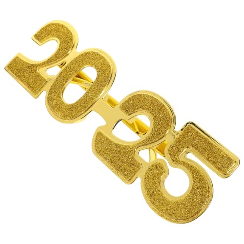 TINEASUR Neujahr Brille Gold Glitzer Party Foto Requisite Unisex Silvester Accessoire Party Brillen für Damen und Herren TINEASUR Neujahr Brille Gold Glitzer Party Foto Requisite Unisex Silvester Accessoire Party Brillen für Damen und Herren von TINEASUR