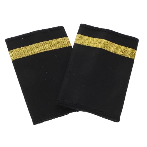 TINEASUR Schulterstücke für Pilotenuniformen Streifen Epauletten Strapazierfähigem Material Professionelle Schulterbretter für Flugkapitäne Abzeichen für Airline Uniformen und Flug Cosplay TINEASUR Schulterstücke für Pilotenuniformen Streifen Epauletten Strapazierfähigem Material Professionelle Schulterbretter für Flugkapitäne Abzeichen für Airline Uniformen und Flug Cosplay von TINEASUR